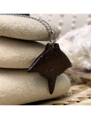 raie manta pendentif homme naturel prix eco-responsable