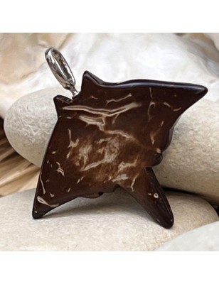 raie manta pendentif homme naturel prix eco-responsable