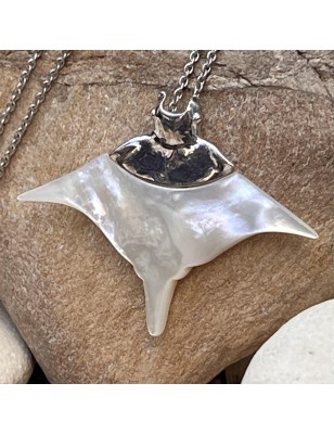 Fafapiti - Nácar blanco - Plata rodiada