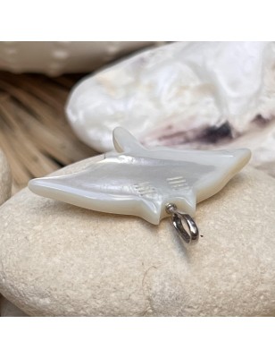 woman pendant manta ray mother-of-pearl price