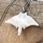Manta Nui - Ciondolo Ray - Argento placcato rodio