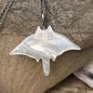 Manta Nui - Rochenanhänger - Rhodiumplattiertes Silber