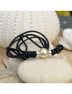 ras de cou perle dorée collier homme prix