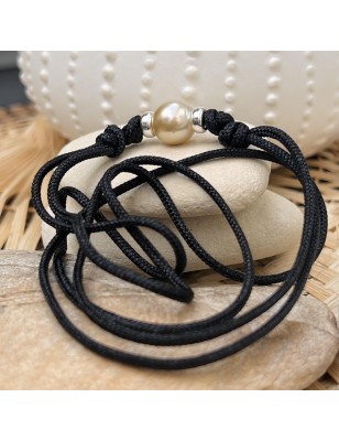 golden pearl from Tahiti necklace man choker price - perla Tahiti