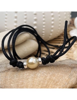 golden pearl from Tahiti necklace man choker price - perla Tahiti