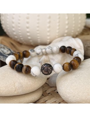 prix perle de Tahiti bracelet homme oeil de tigre