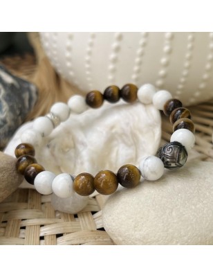 prix perle de Tahiti bracelet homme oeil de tigre