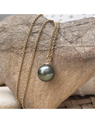 Collana con perla di Tahiti