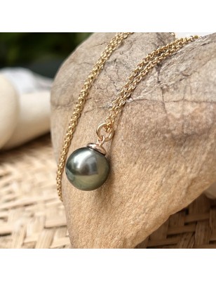 price gold necklace tahitian cultured pearls - perla Tahiti tahitian pearls