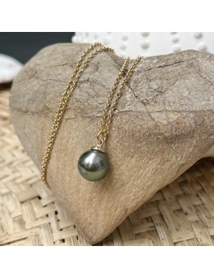 price gold necklace tahitian cultured pearls - perla Tahiti tahitian pearls
