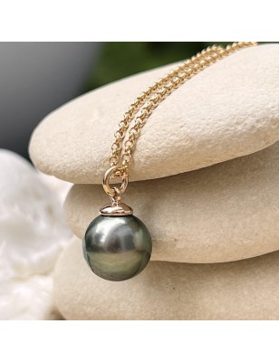 Collana con perla di Tahiti