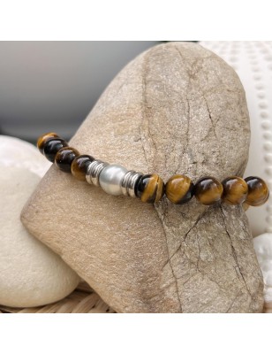 oeil de tigre bracelet perles de culture de Tahiti prix