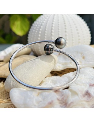 toi et moi bracelet femme perles noire de culture de Tahiti prix