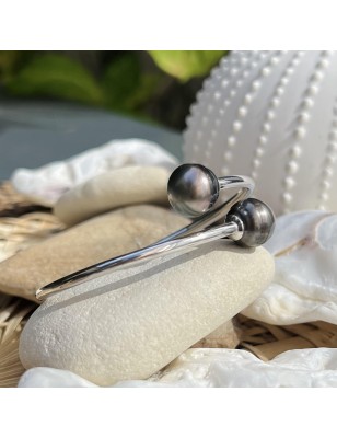 toi et moi bracelet femme perles noire de culture de Tahiti prix