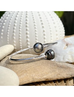 toi et moi bracelet femme perles noire de culture de Tahiti prix