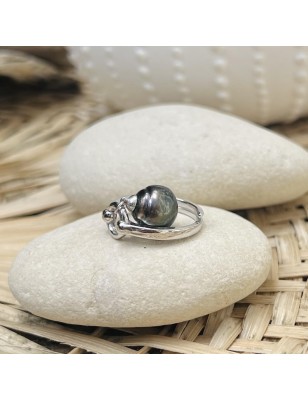 adjustable open ring tahitian cultured pearls price - perla tahiti - what is the best woman gift for valentine's day?