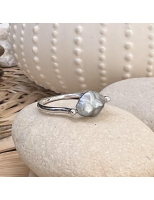 perle naturelle bague argent keshi de Tahiti prix - quel bijou offrir pour la saint-valentin ?
