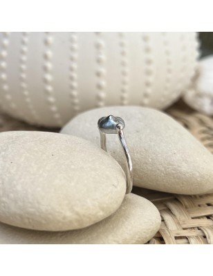 perle naturelle bague argent keshi de Tahiti prix - quel bijou offrir pour la saint-valentin ?