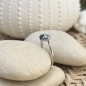 Āivi - Natural Keshi Ring - Rhodium Silver