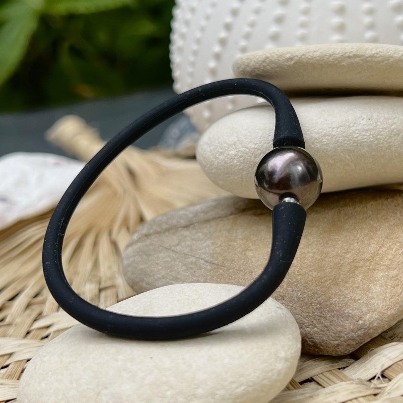 Tahitian Pearl Men's Bracelet - 14.04mm