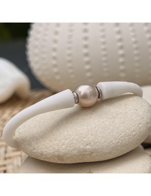 prix bracelet enfant perle d'eau douce rose