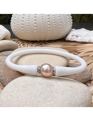 prix bracelet enfant perle d'eau douce rose