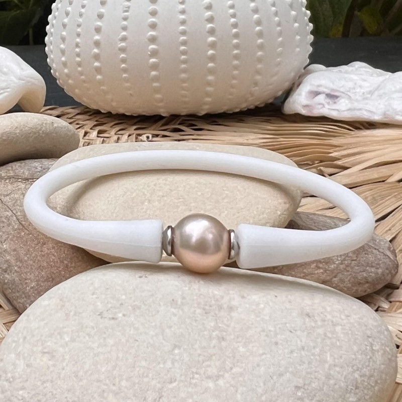 Pink Freshwater Pearl Children's Bracelet