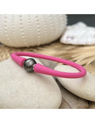 bracelet femme perles noires de Tahiti