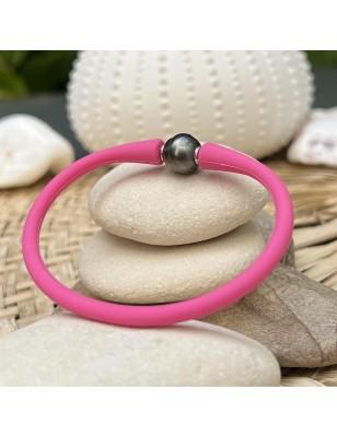 bracelet femme perles noires de Tahiti