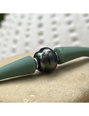 blue pearl bracelet tahitian pearl price - perla Tahiti - what is the best man gift for valentine's day? cultured pearls