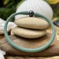 Bracelet Homme Perle de Tahiti Bleu Aubergine
