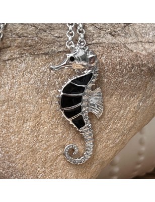 seahorse sterling silver pendant marine theme for man price