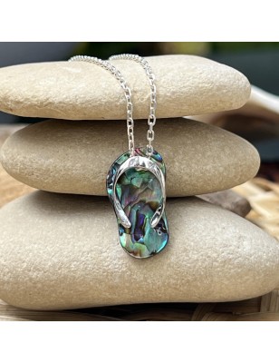 abalone mother of pearl flip-flop pendant price