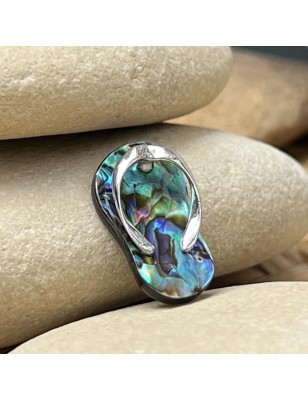 abalone mother of pearl flip-flop pendant price