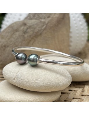 buy silver woman bracelet with tahitian pearls price - tahitian jewerly - tahitian jewerly stores