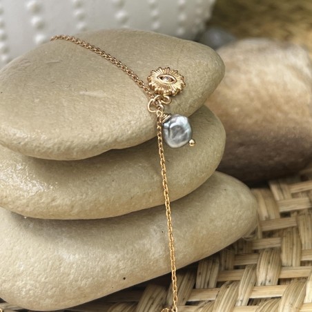 Soleil - グレーケシゴールドアンクレット