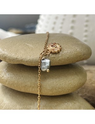 pendentif soleil en bracelet cheville or prix