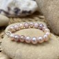 Bracelet Bébé Perles d'Eau Douce Roses