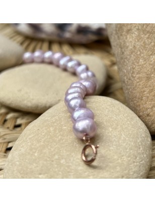 vraies perle d'eau douce blanche bracelet enfant prix