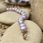 Freshwater Baby Bracelet - Pink Quartz