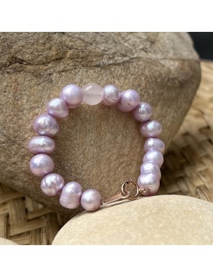 vraies perle d'eau douce blanche bracelet bebe prix