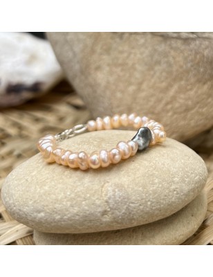 vraies perles d eau douce bracelet enfant perle de Tahiti prix