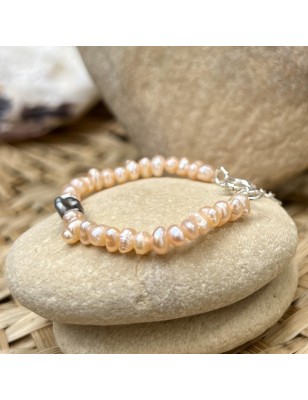 vraies perles d eau douce bracelet enfant perle de Tahiti prix