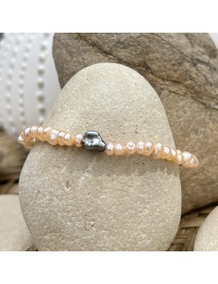 freshwater pearls and tahitian keshi baby bracelet price