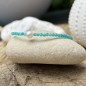 Pulsera de amazonita y perlas de agua dulce