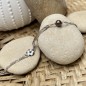 Gourmette Balón de Fútbol y Perla de Tahití - Plata Rodinada