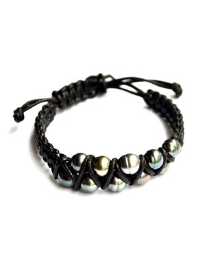 aito genuine tahitian pearl men bracelet price