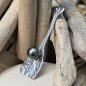 Pendentif Pagaie Perle de Tahiti Peacock