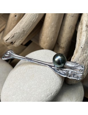 tahitian cultured pearl maori pendant price - paddle pendant for men