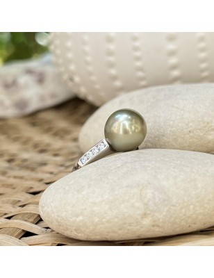 prix bague argent grosse perle de Tahiti prix